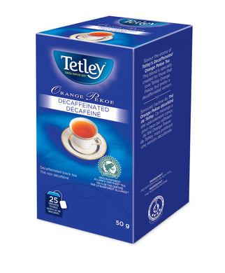 DECAFFEINATED TEA by Tetley - Naturally Fermented - Toronto, Canada