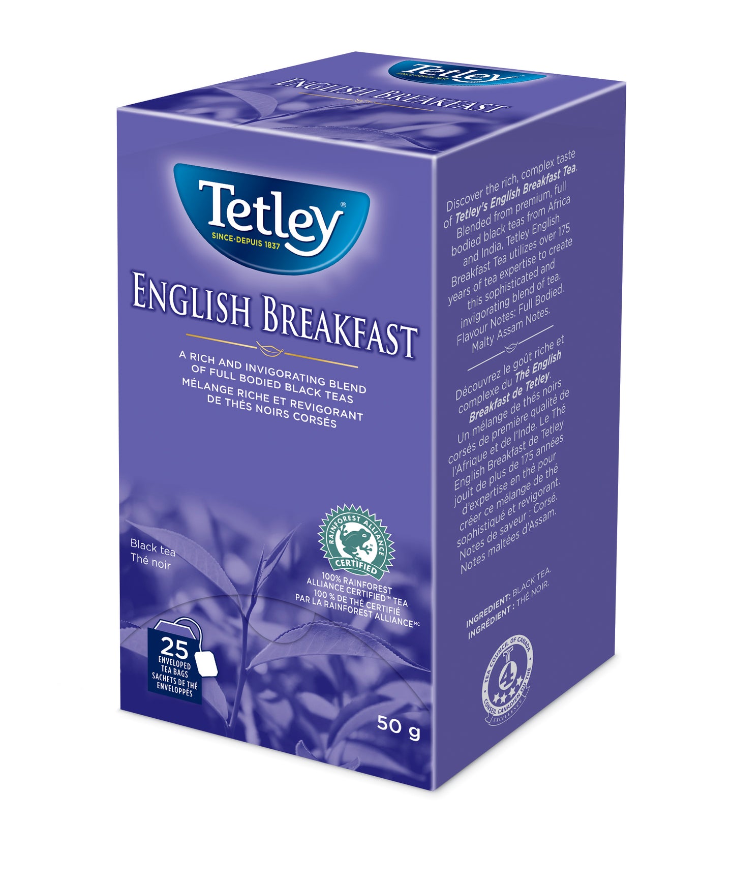 ENGLISH BREAKFAST TEA box by Tetley