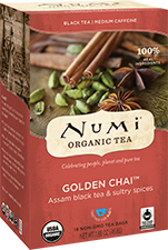 NUMI GOLDEN CHAI BLACK ORGANIC TEA - Toronto