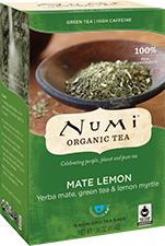 NUMI MATE LEMON GREEN ORGANIC Box 